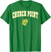 Official High School Fan Gear Church Point High School Battling Bears T-Shirt C2 T-Shirt - Kelly Green
