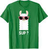 Llama Costume For Boys Funny Llama Kids T-Shirt - Kelly Green