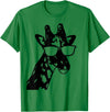 We Love Giraffes - Apparel & Gifts Giraffe Sunglasses Funny African Animal Giraffe Lover Gift T-Shirt Small - Kelly Green