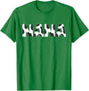 Cow Print Birthday Shirt For Family Men Women Cow Nana Birthday Family Matching 1 St Birthday Girl Boy T-Shirt - Kelly Green