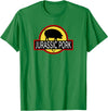 Pork lover Porky Pig sow gift idea Jurassic Pork - Ultra Funny Parody - Eat Meat - Pig Pork T-Shirt - Kelly Green
