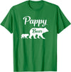 Pappy Gifts Pappy Bear Funny Gift T-Shirt - Kelly Green