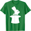 Wizard with Hat and Rabbit T-Shirt in Kelly Green
