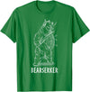 Viking Bear Warrior Lover Shirts Viking Bear Warrior Polar Brown Bear Berserkers T-Shirt T-Shirt - Kelly Green