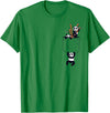 Kawaii Clothes - Anime Merch - japanese streetwear Kawaii Clothes Baby Panda Bear Pocket Panda T-Shirt - Kelly Green
