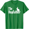 Bunny Father Funny Rabbit Lover Whisperer Easter Day Dad T-Shirt in Kelly Green