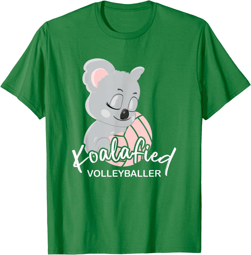 FIDORATIS koalafiziert Koala Bär Shirts Geschenke Koalafied Women's Volleyballer I Volleyball Beach Volleyball T-Shirt - Kelly Green