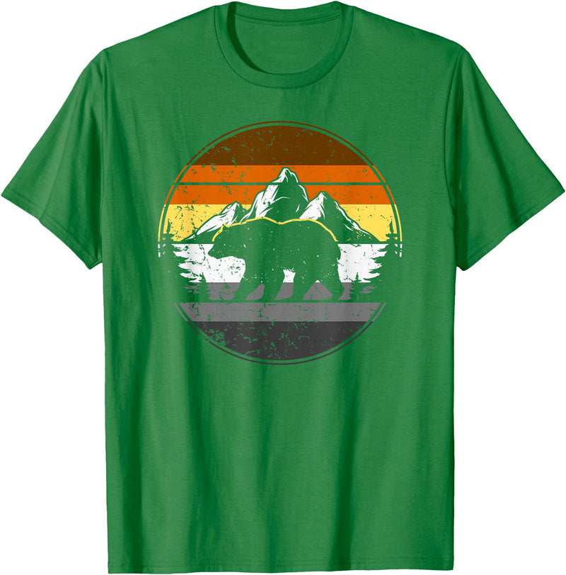 Bear Gay Pride by Content Design Studio Gay Men, Bear Community, Gay Bear T-Shirt - Kelly Green