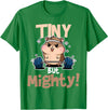 Weightlifting Hamster Tiny but Mighty! T-Shirt - Kelly Green