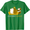 Cartoon Network We Bare Bears Grizz Panda Ice Bear Internet Famous T-Shirt - Kelly Green