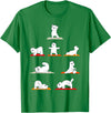 Cute Polar Bear Yoga Coach Women Girls Polar Bear Yoga Poses Streching Polar Bears Meditation T-Shirt - Kelly Green