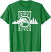 Eternal Angler Detroit River Walleye Fishing T Shirt for Men Women T-Shirt - Kelly Green