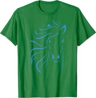 Horse Shirts Co20 Horse Lover Gifts Women's Equestrian Men Horseback Riding T-Shirt - Kelly Green