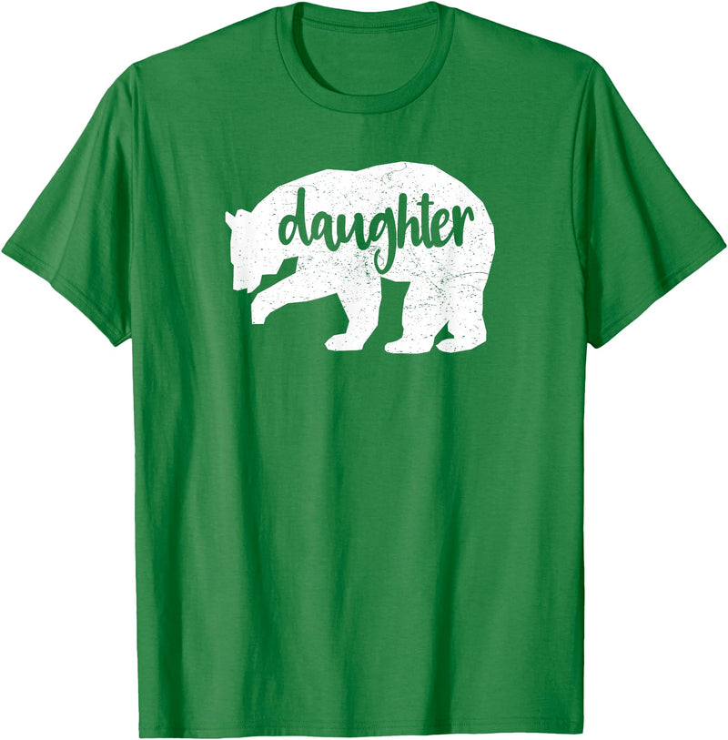Family & Animals Gifts Daughter Bear - Funny Family T-Shirt Cool Animal Love Tee T-Shirt - Kelly Green