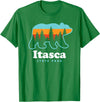 Itasca State Park Minnesota Bear T-Shirt - Kelly Green