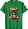 Trending Tees Stuffed Teddy Bear with X eyes T-Shirt - Kelly Green