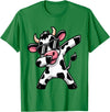 Funny Dabbing Cow Design Ls Dabbing Cow Farm Animal Cow Lover Farming T-Shirt - Kelly Green