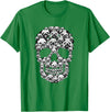 Funny Halloween Dog Costume Gift Idea Funny Skull Costume Men Women Pug Lover Halloween Dog T-Shirt - Kelly Green