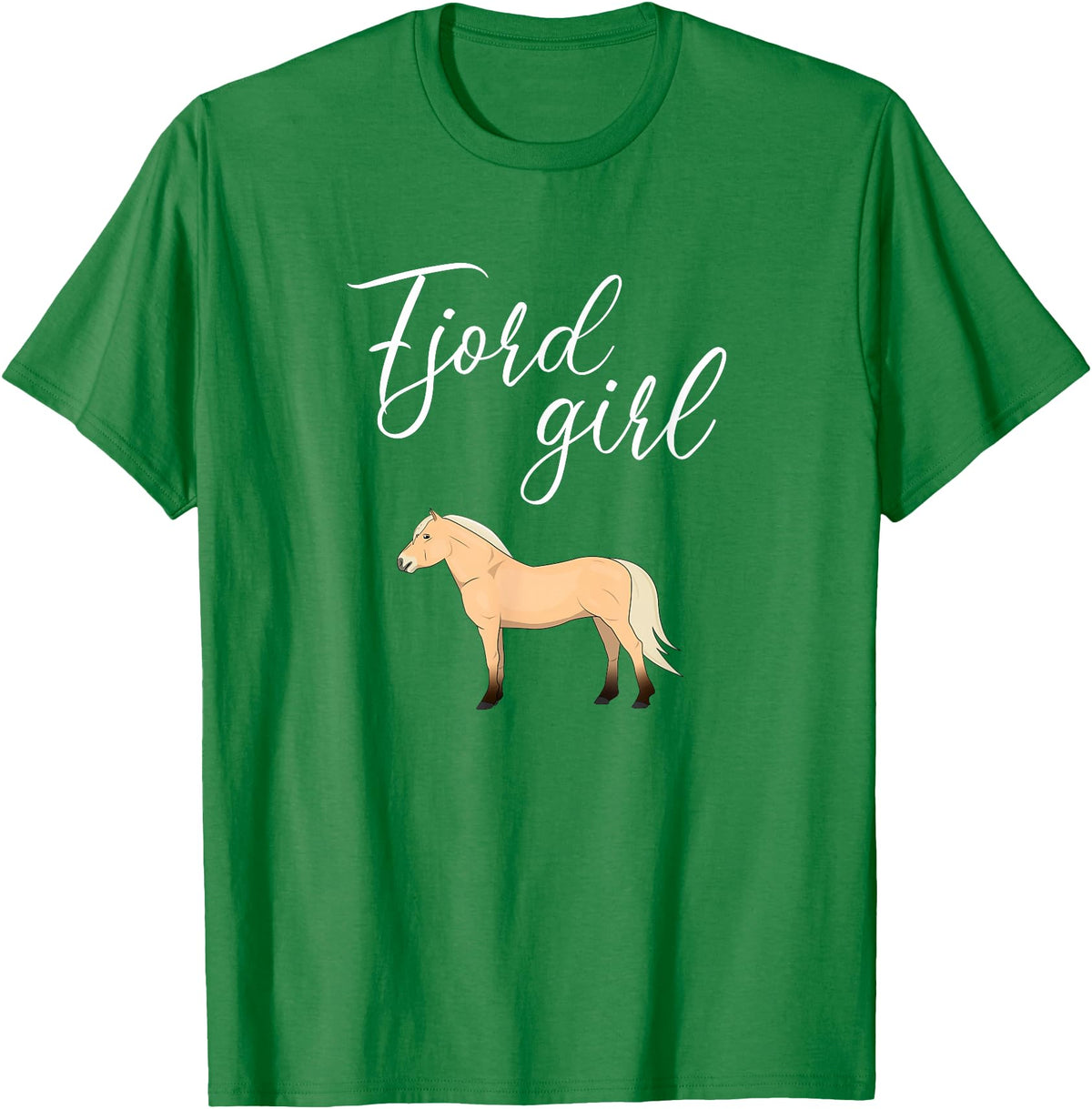 Fjord Horse apparel Fjord Horse, Norwegian Fjord Horse T-Shirt - Kelly Green