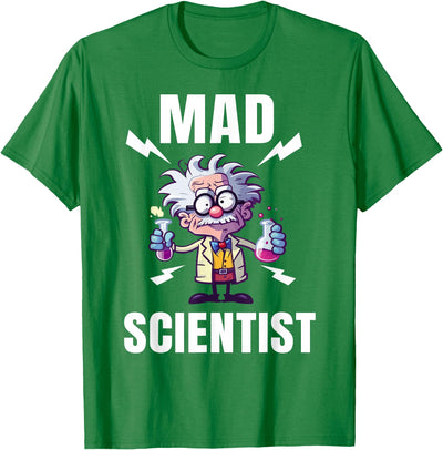 Funny Science Mad Scientist Shirt Kids Toddler Boys Girls Child Science T-Shirt
