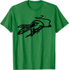 Rabbit Smoking a Pipe T-Shirt in Kelly Green