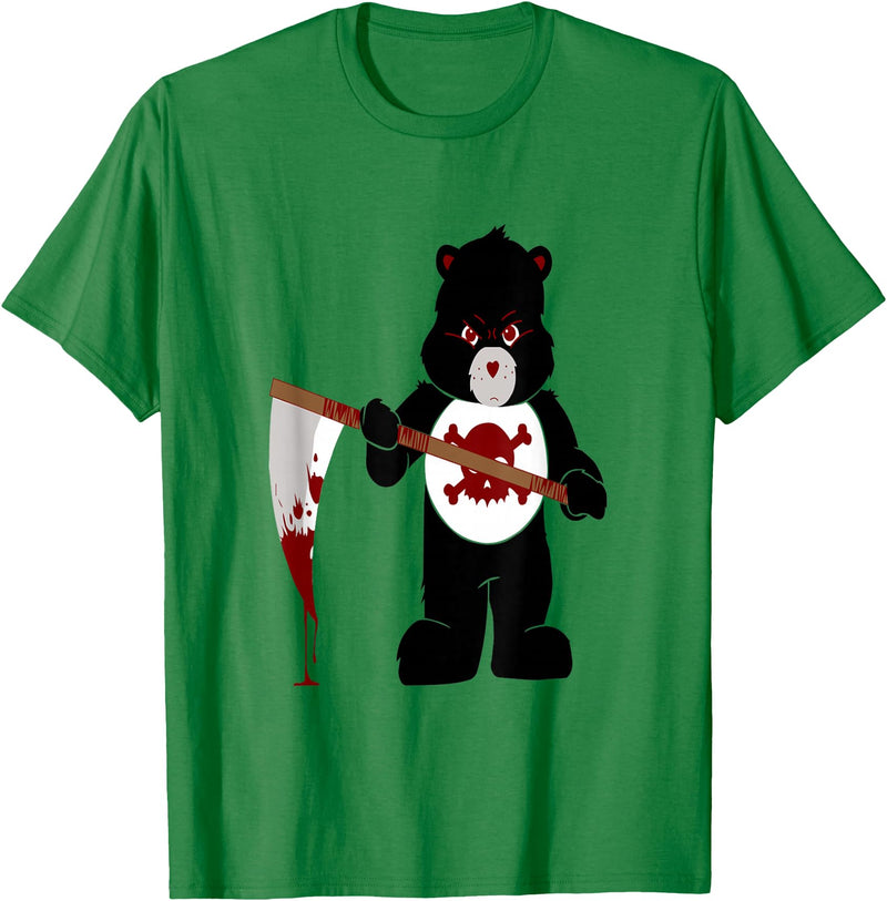 Jujubella Angry Bear Scare Bear Teddy Bear No Kids T-shirt T-Shirt - Kelly Green