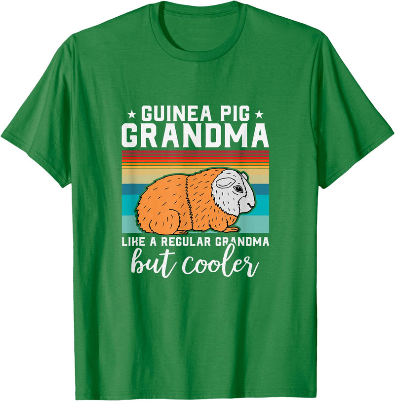 Funny Guinea Pig Gift Guinea Pig Men Women Kids Guinea Pig Grandma Guinea Pig Lovers T-Shirt - Kelly Green
