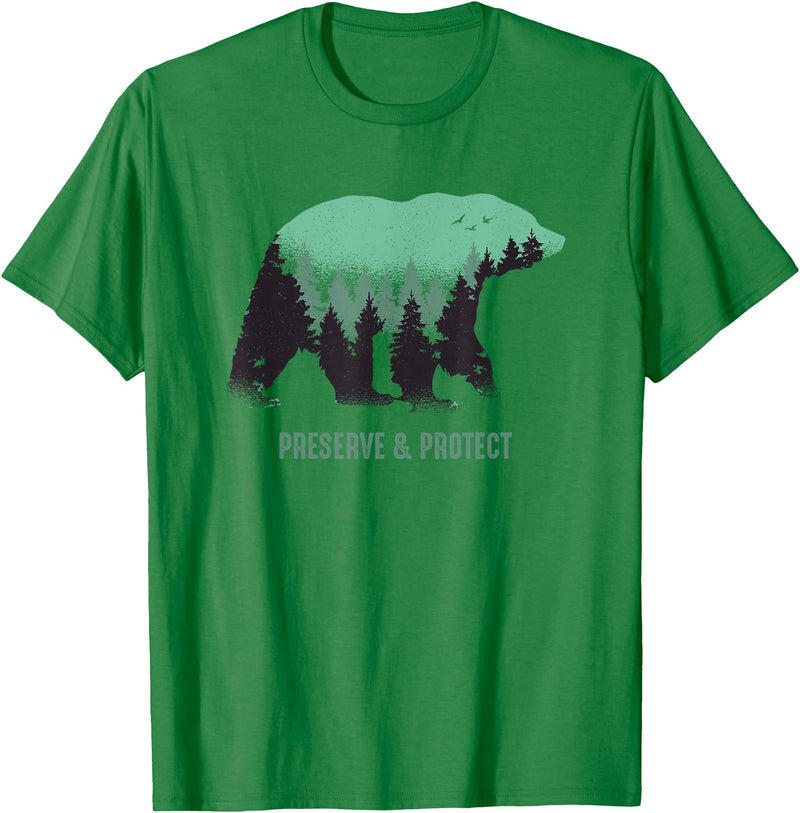 Preserve & Protect National Park Bear Preserve & Protect Vintage National Park Bear T-Shirt - Kelly Green
