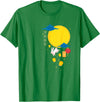 Mid Autumn Festival Chinese Rabbits Lanterns to Moon T-Shirt in Kelly Green