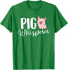 Funny Pig Lover Shirts Pig Whisperer - Pig Lover Pig Farming Piglet Farmer Farm T-Shirt Small - Kelly Green