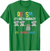 Autism Awareness Gifts Cute Koala Bears Its A Different Ability Autism Awareness T-Shirt - Kelly Green