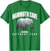 Mammoth Cave National Park USA Parks Mammoth Cave National Park Bear Souvenir US Parks T-Shirt - Kelly Green