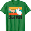Best Rabbit Mum of All Time Funny Rabbit T-Shirt in Kelly Green