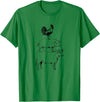 Tee Farm Stacked Farm Animals Cow Pig Rooster Meat Lover Farm Lover T-Shirt - Kelly Green