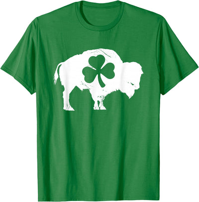 Cow Buffalo New York St Patrick's Day Buffalo Western T-Shirt