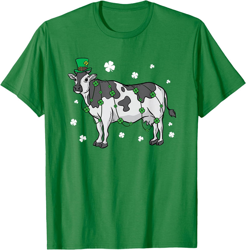 St Patrick's Day Cow T-Shirt - Kelly Green