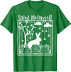 St Melangell Hares Rabbit Owner Catholic T-Shirt in Kelly Green
