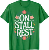 Horse Riding Equestrian Horse Trainer Jockey On Stall Rest T-Shirt - Kelly Green