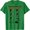 Bearmageddon How to Use BJJ Against a Bear T-Shirt - Kelly Green