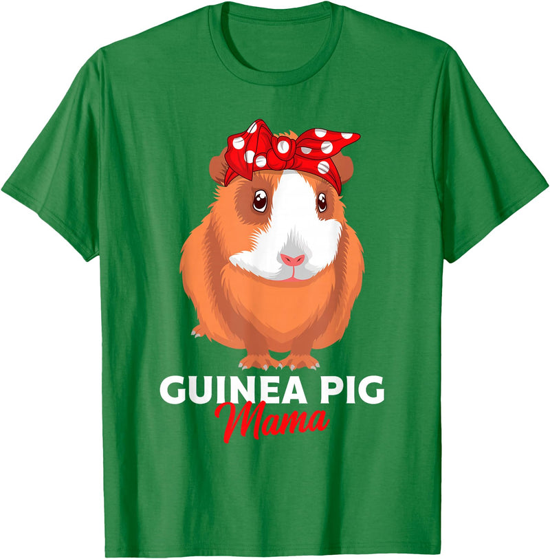 Sweet Baby Guinea Pig Gift For Girls And Women Guinea Pig Mama Guinea Pigs Funny Girls T-Shirt - Kelly Green