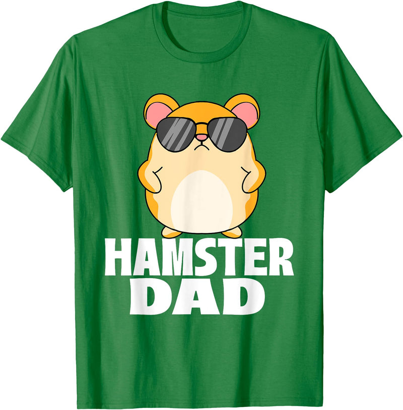 Hamster Dad - Father's Day Animal Whisperer Rodent Lover T-Shirt - Kelly Green