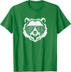 grandpa Bear Family Apparel Grandpa Bear Face with Sunglasses T-Shirt - Kelly Green