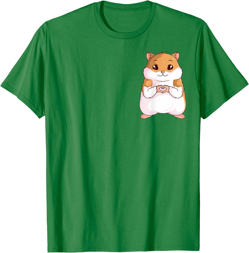 Hamster Children Boys Girls T-Shirt - Kelly Green