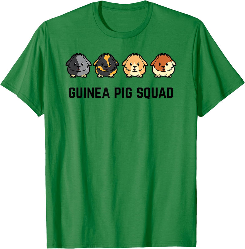 Funny Sarcastic Ironic Quotes & Sayings Cute Cavy Guinea Pig Rodent Team Squad T-Shirt - Kelly Green