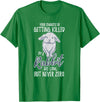 Killed by Rabbit Are Low but Never Zero Bunny Lover T-Shirt in Kelly Green