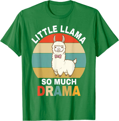 Caticorn Shirt Llama Shirt Kids Boys Toddler Little Llama So Much Drama T-Shirt