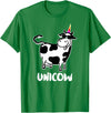 Cool Cow Lover Shirts & Funny Dairy Farmer Gifts Unicow. Cute Dairy Cow Farmer Shirt Funny Cow Lover Gift T-Shirt - Kelly