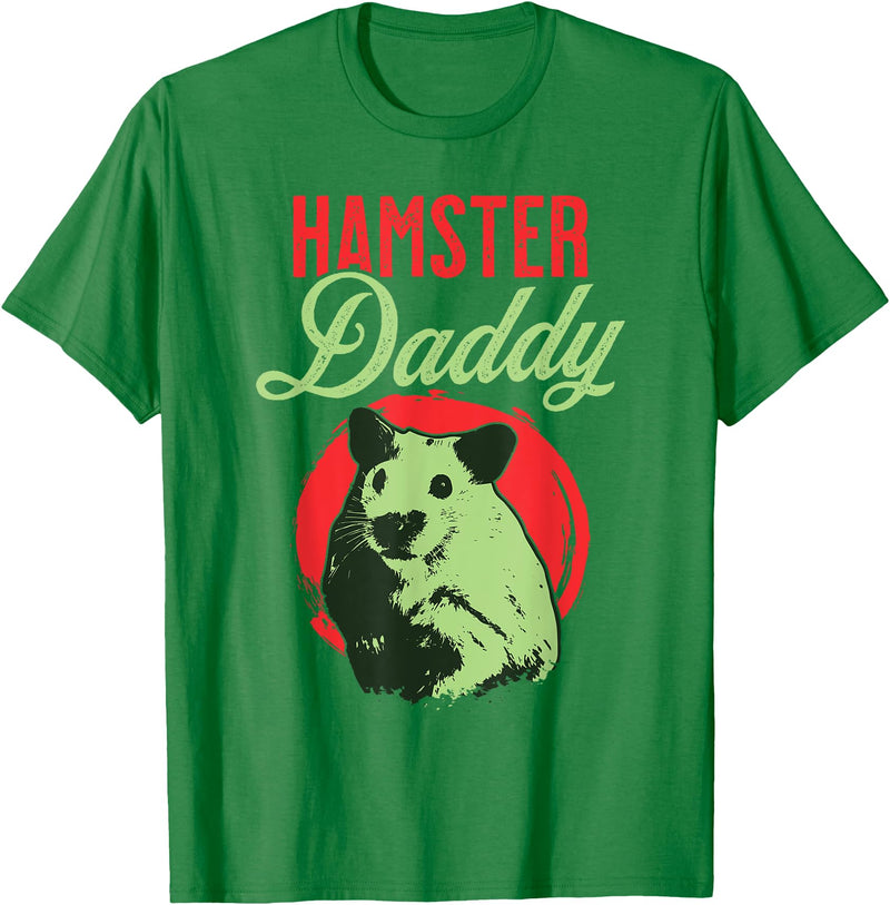 Hamster Daddy Father - Dad Hamster T-Shirt - Kelly Green