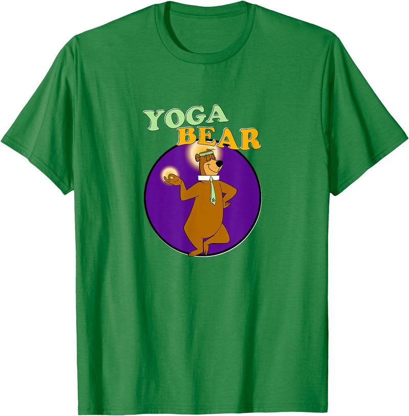 Fancy Getup Yoga Bear Funny Yogi Yoga Workout T-Shirt - Kelly Green
