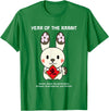 Year of the Rabbit Chinese Zodiac Lunar New Year T-Shirt in Kelly Green